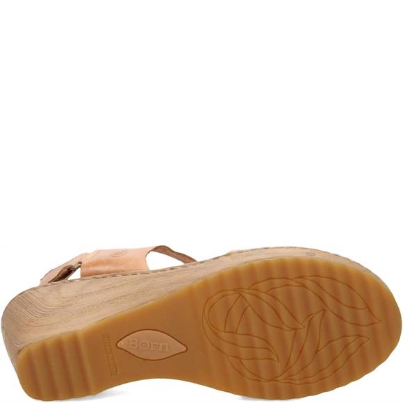 NEW BORN women's nina wedge sandals in natural - Picture 4 of 7
